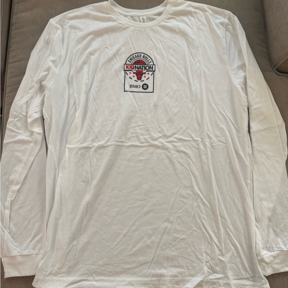 Chicago Bulls Kid Nation White Long Sleeve Men’s Shirt